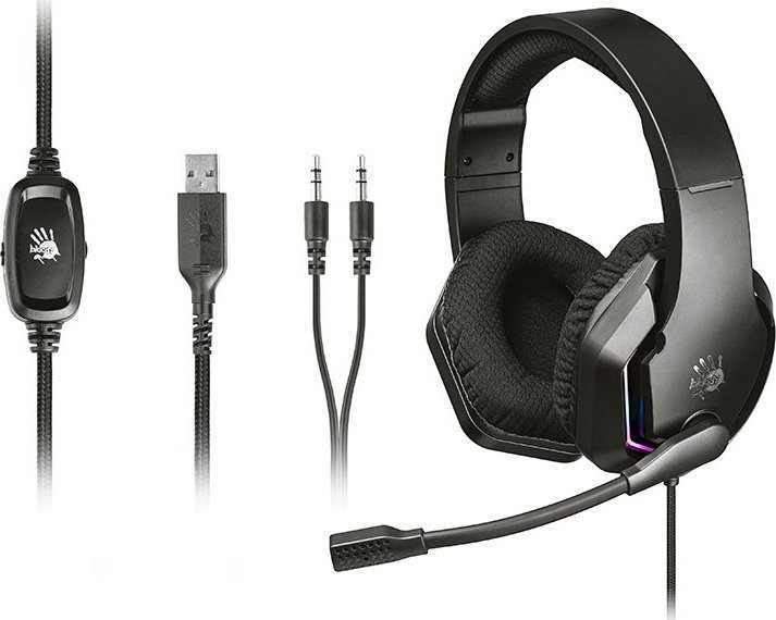 A4Tech Bloody G260p USB+AUX3.5 czarne (Cable)