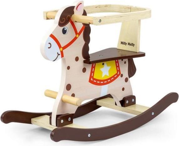 Actual product image Mally Rocking horse Lucky 12 Brown Milly
