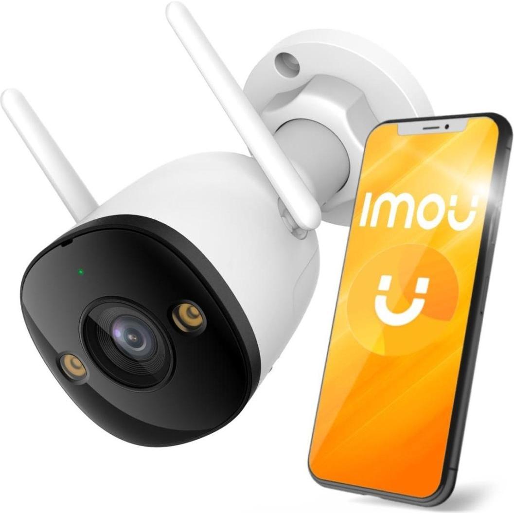 Imou WRL CAMERA 3MP BULLET/IPC-S3EP-3M0WE (2560 x 1440 Pixels), Netzwerkkamera, Weiss