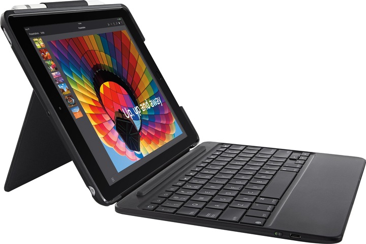 Produktbild Logitech Slim Combo (CH, iPad 2017 (5. Gen), iPad 2018 (6. Gen))