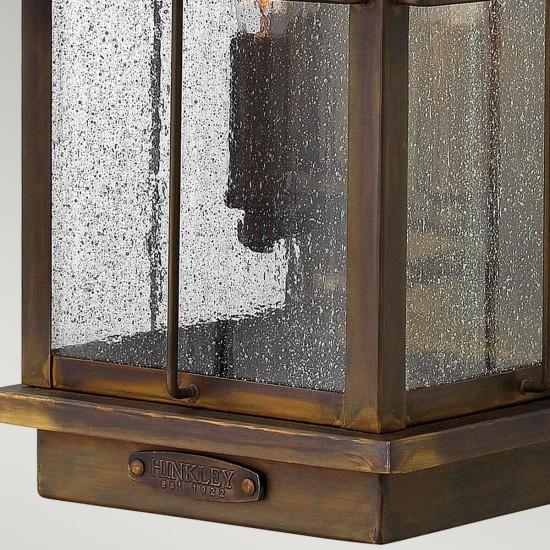 Actual product image Elstead Lighting Bingham outdoor wall light E14 triple Siena IP44 (E14, IP44)