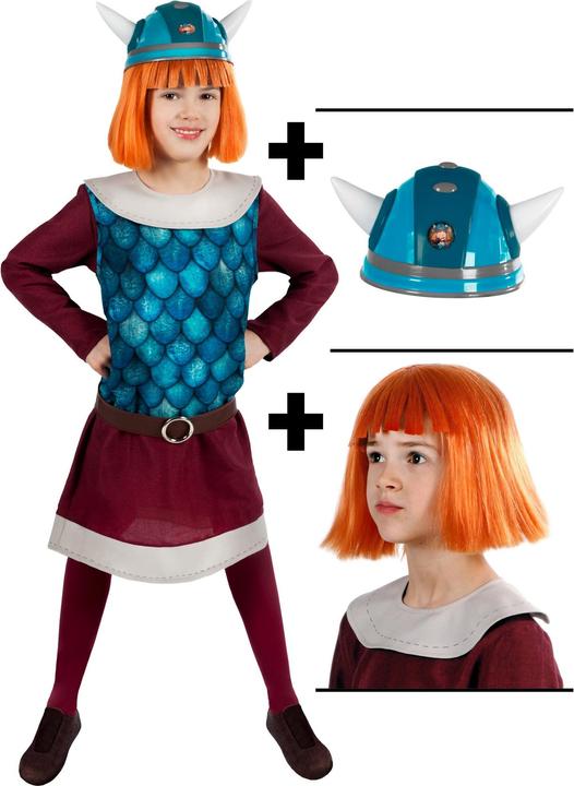 Produktbild Maskworld Wickie Kostüm für Kinder mit Perücke & Helm (98, 104)