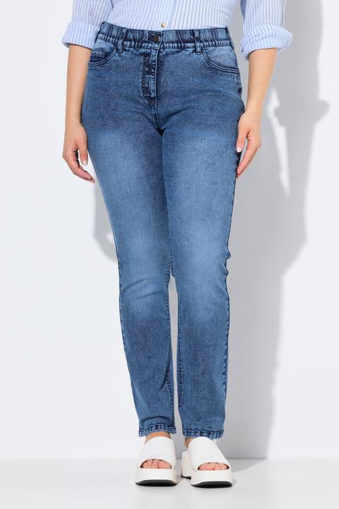 Actual product image Ulla Popken Vintage Wash Stretch Fit Jeans (48)