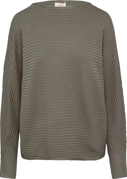 Produktbild S.Oliver Strickpullover Weicher Strickpullover aus Viskosemix mit Fledermausärmeln (40)