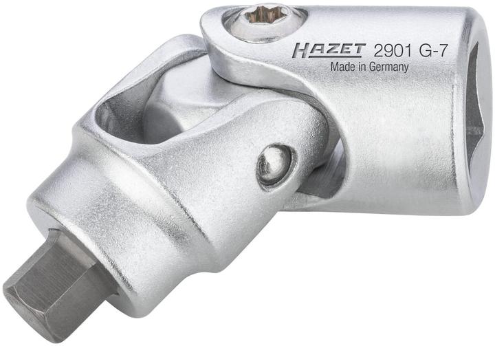 Produktbild HAZET Bremssattel-Gelenkeinsatz 2901G-7 ∙ Vierkant10 mm (3/8 Zoll) ∙ Innen Sechskant Profil ∙ 7 mm (7 mm)