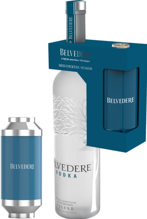 Immagine prodotto Belvedere Vodka con Mini Cocktail Shaker (1 x 70 cl)