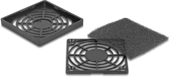 Actual product image Delock Lüftergitter mit Staubfilter 60 x 60 mm schwarz