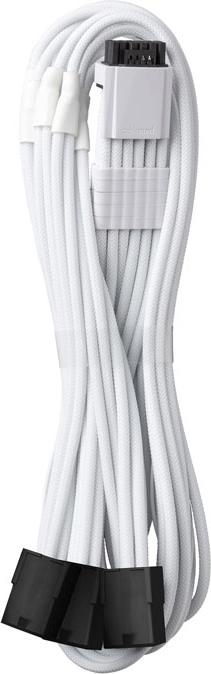 Produktbild CableMod Pro ModMesh 12VHPWR auf 3x PCI-e Verlängerung - 45cm, weiss