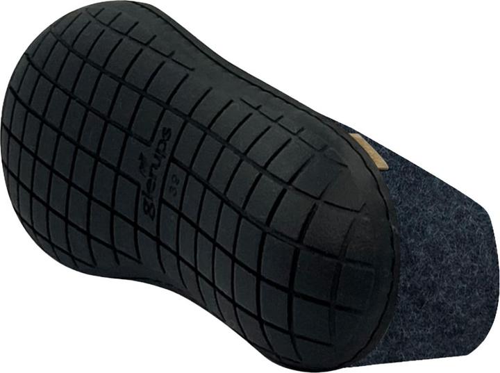 Image du produit Glerups Semelle en caoutchouc naturel Noir Pantoufle (47)
