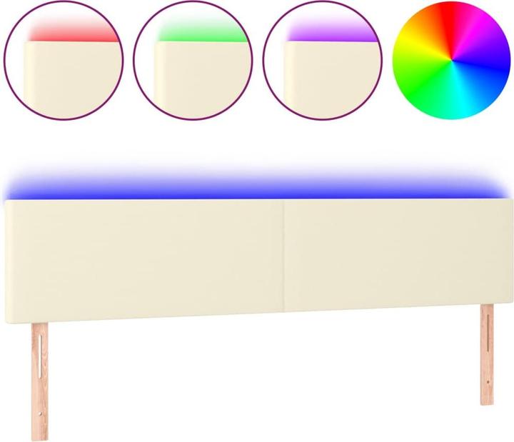 Actual product image vidaXL LED Kopfteil (200 x 5 x 88 cm)