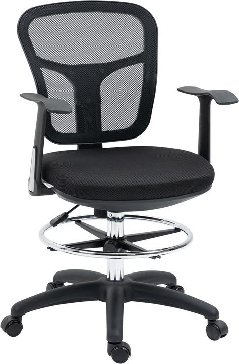 Vinsetto Chaise de bureau réglable en hauteur avec repose-pieds