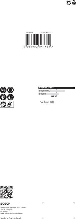 Produktbild Bosch Professional Zubehör Expert C470 (240)
