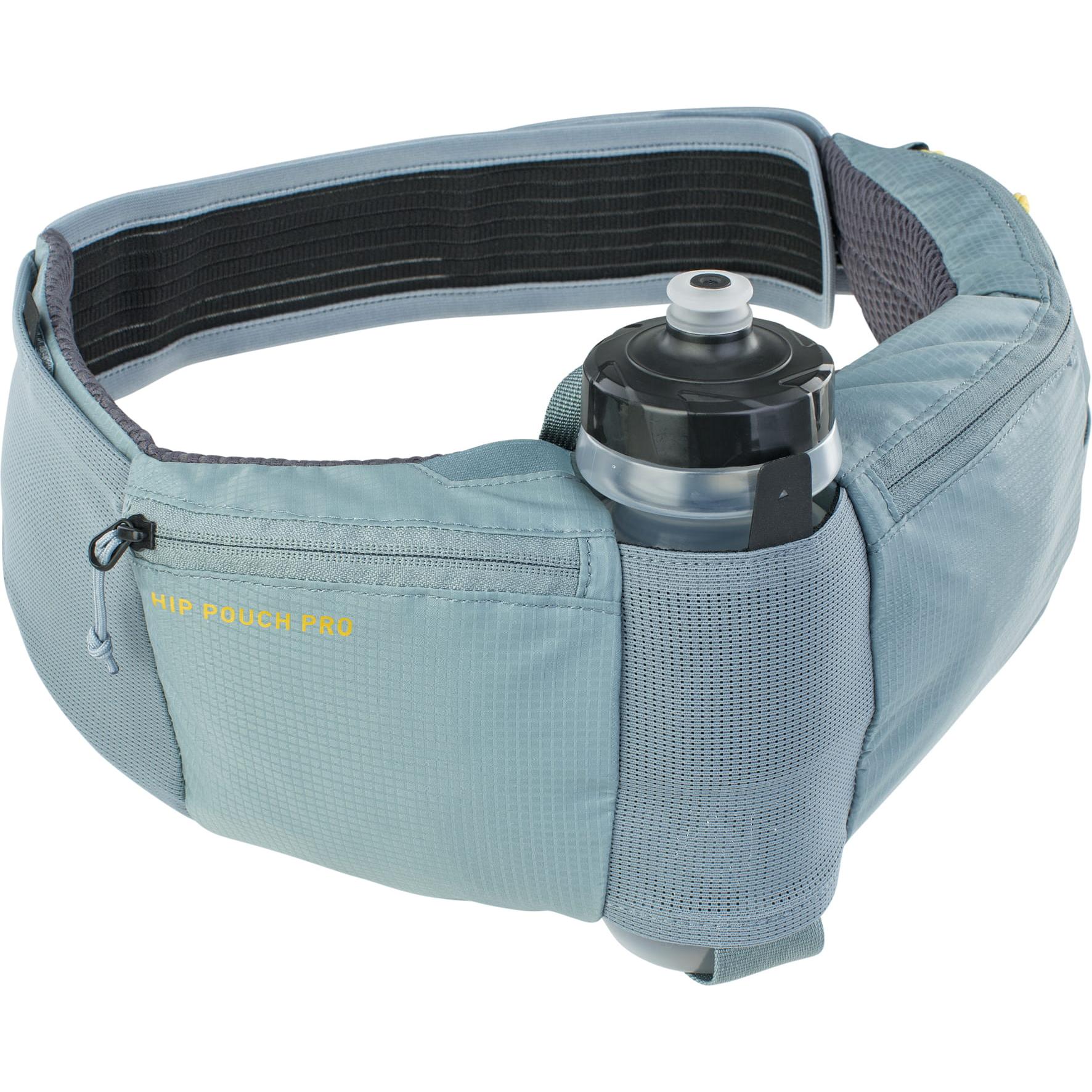 Evoc, Bauchtasche, Hip Pouch Pro 1.5L + Drink Bottle 0.55L, Grau
