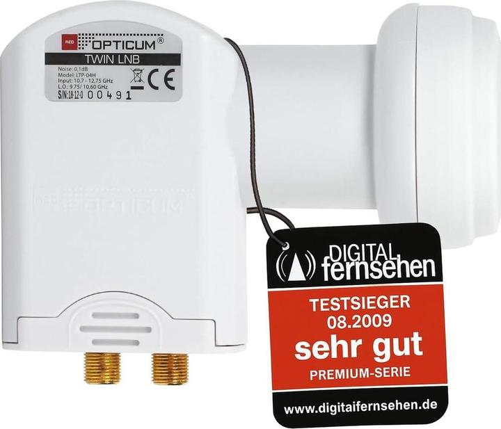 Actual product image Opticum LTP-04H Twin (Twin LNB, 40mm)