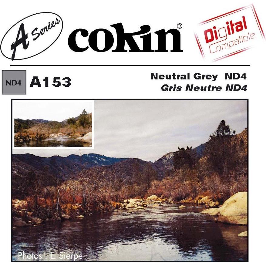 Cokin Filter A153 ND 4 (62 mm, ND- / Graufilter, 67 mm), Objektivfilter, Grau