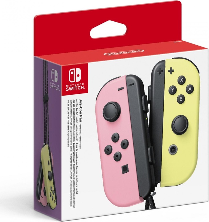 Nintendo Switch Controller Joy-Con 2st pastel roze/geel (Switch)