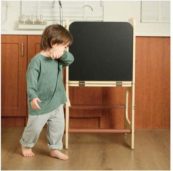 Produktbild Classic World Lernturm und Tisch aus Holz, 2-in-1, verstellbar, 90