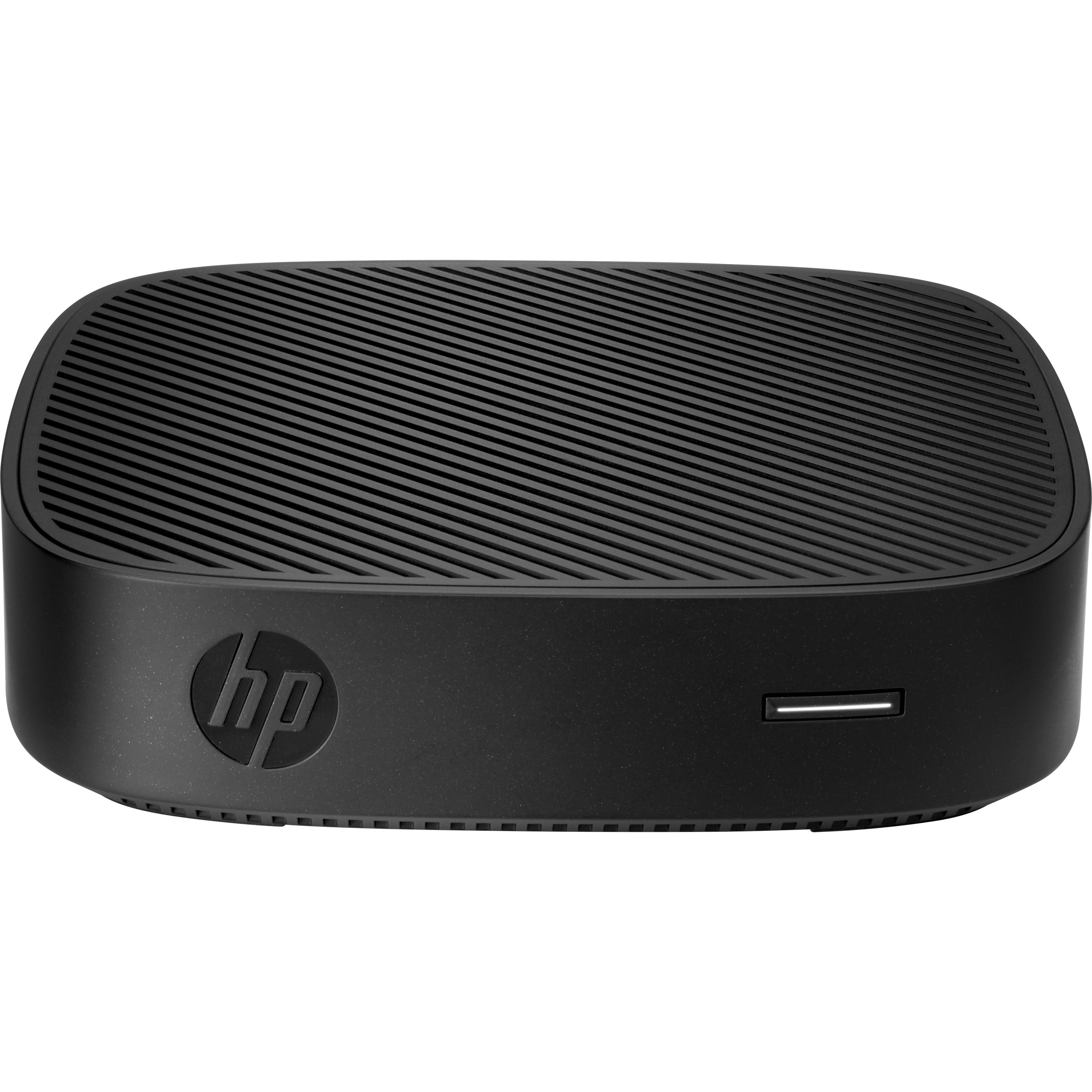 HP t430 Thin Client (32 GB, 4 GB, Intel Celeron N4020, UHD Graphics 600), PC, Schwarz