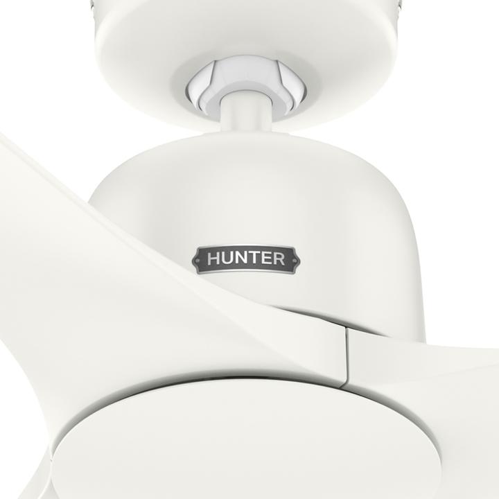 Produktbild Hunter Fans Deckenventilator Athens Weiss mit Fernbedienung (44 dB)