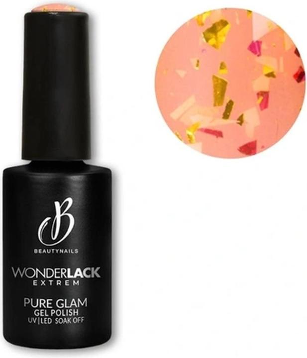 Actual product image Beautynails Bna We Pure Glam Blink Coral Nail Polish - 8ml