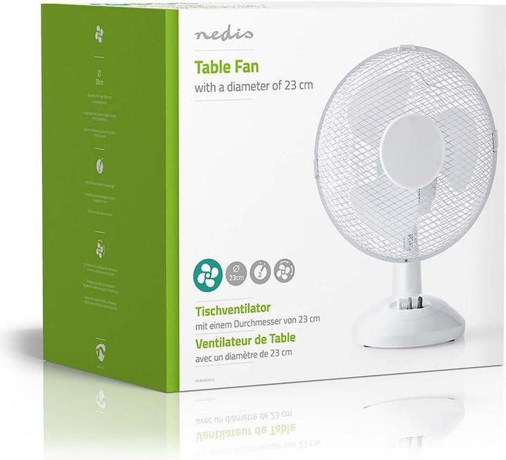 Produktbild Nedis Tischventilator FNTB10CWT23 - weiss