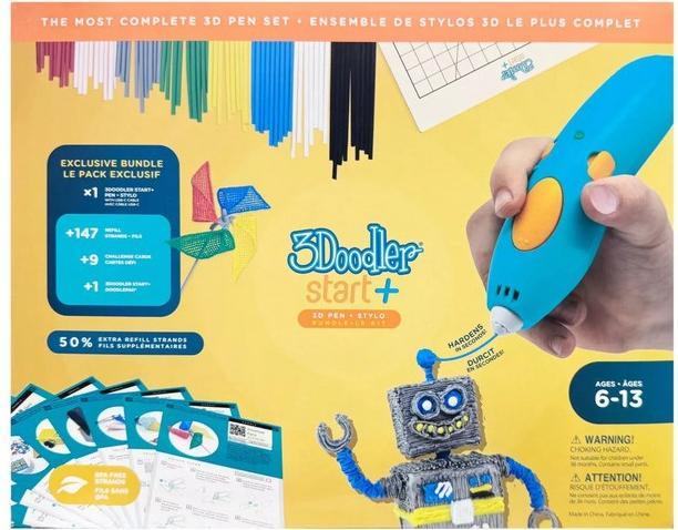 Immagine prodotto 3Doodler Start Plus Costc komplektas rozszerzony penna 3D 0 77 mm turchese