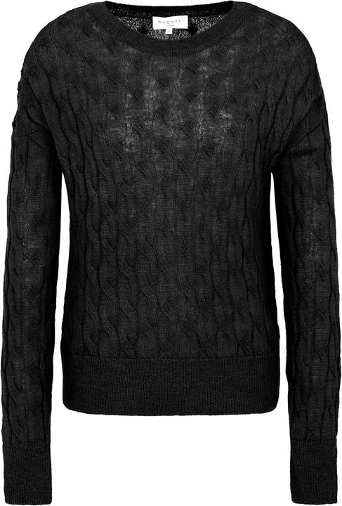 Actual product image Bugatti Damestrui with round neckline, no pattern (XL)