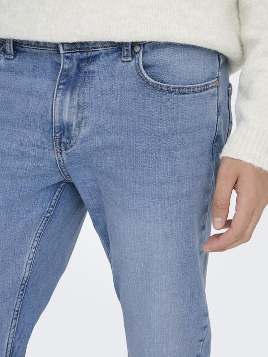 Produktbild Only & Sons ONSLOOM Mid Rise Slim Fit Jeans Slim Fit Jeans (W30/L30)