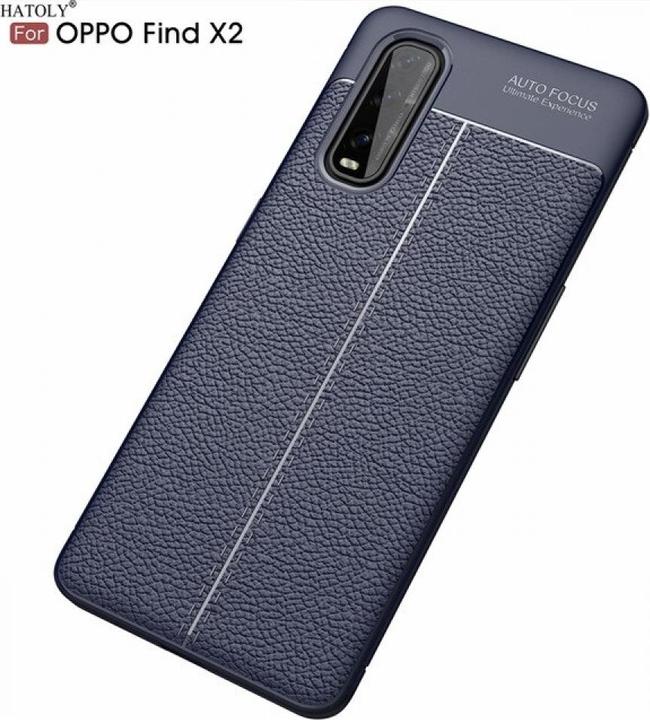 Produktbild Screenguard Oppo Find X2 Hülle Leather Design TPU Cover (Oppo Find X2)