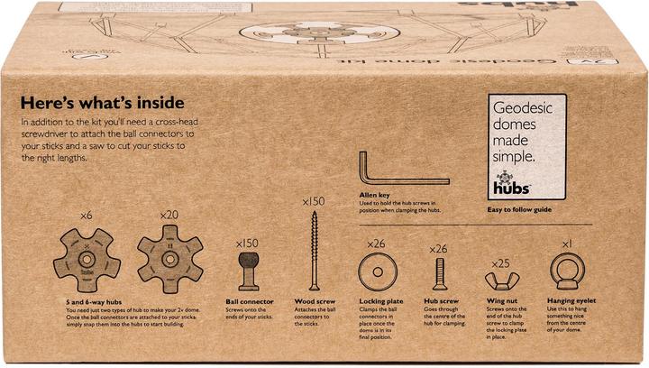 Produktbild Hubs Dome Kuppel DIY Set
