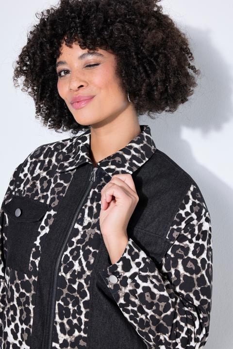 Actual product image Angel of Style Jeansjacke, oversized, Steppfutter, Patchlook (56)