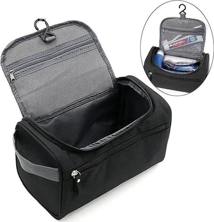 Immagine prodotto Only-Bags.Store Borsa portaoggetti portatile in poliestere Organizzatore di articoli da toeletta Borsa per