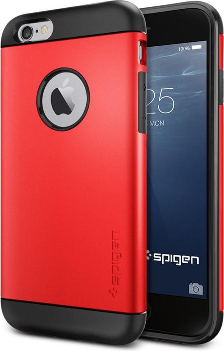 Image du produit Spigen Coque Slim Armor pour iPhone 6/6S (4.7") Rouge (Apple iPhone 6)