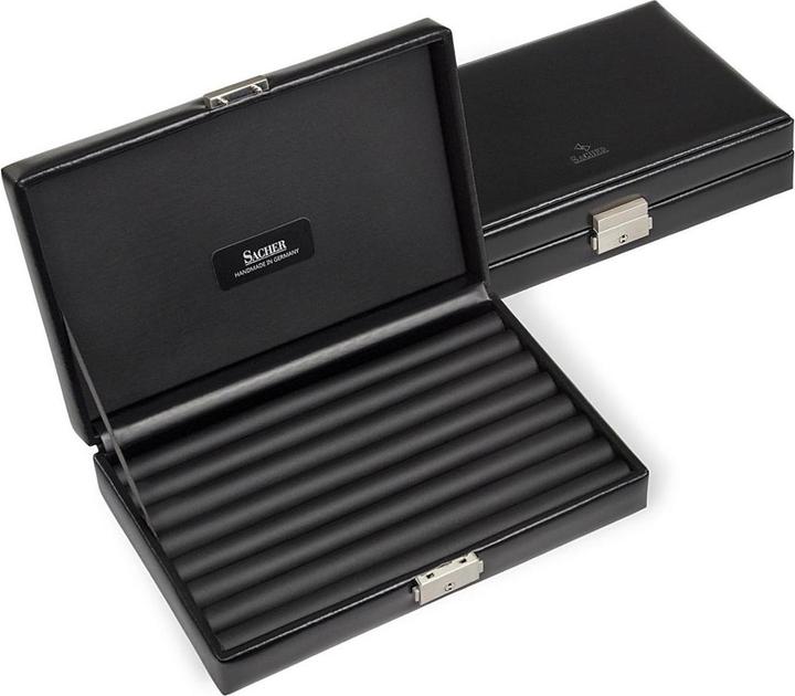 Immagine prodotto Sacher 2010.0104N04 - Custodia ad anello nera esclusiva in pelle nera