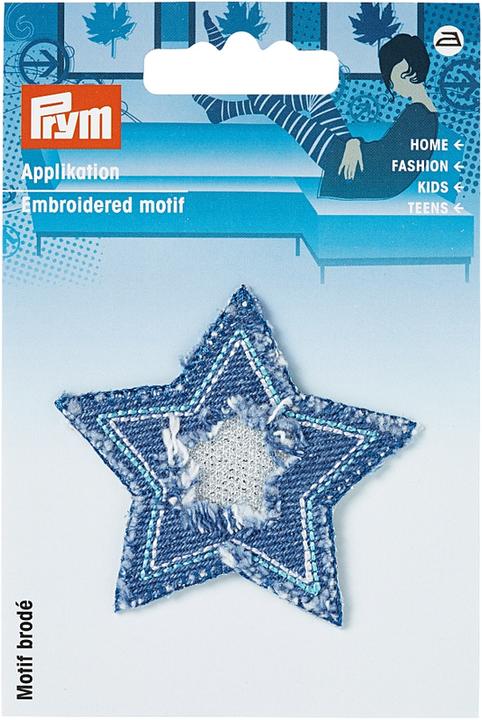 Produktbild Prym Applikation Jeans Stern (1 x)