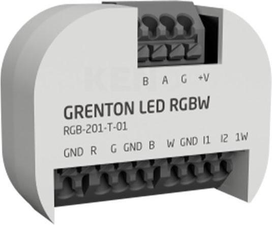 Produktbild Grenton LED-DIMMMODUL RGBW/ 1-DRAHT/ DIGITALE EINGÄNGE (2 EINGÄNGE)/ EINBAU/ TF-BUS