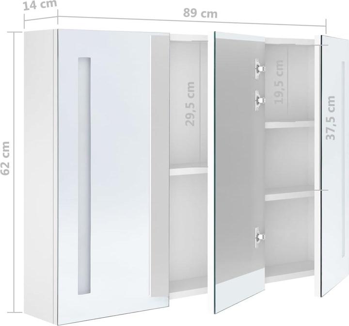 Image du produit vidaXL Sigurd (89 x 14 x 62 cm)