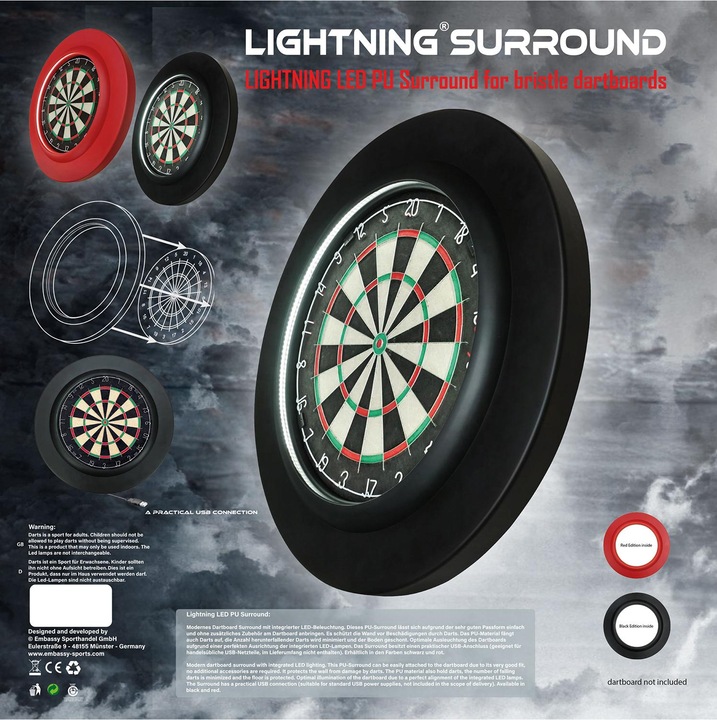 Actual product image LN1 Lightning LED PU Surround
