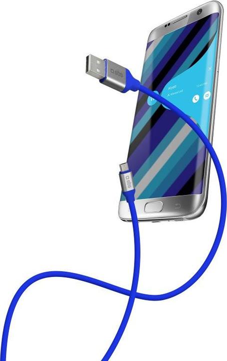 Actual product image SBS Charging cable with USB 2.0 and micro USB outputs (1.50 m, USB 2.0)
