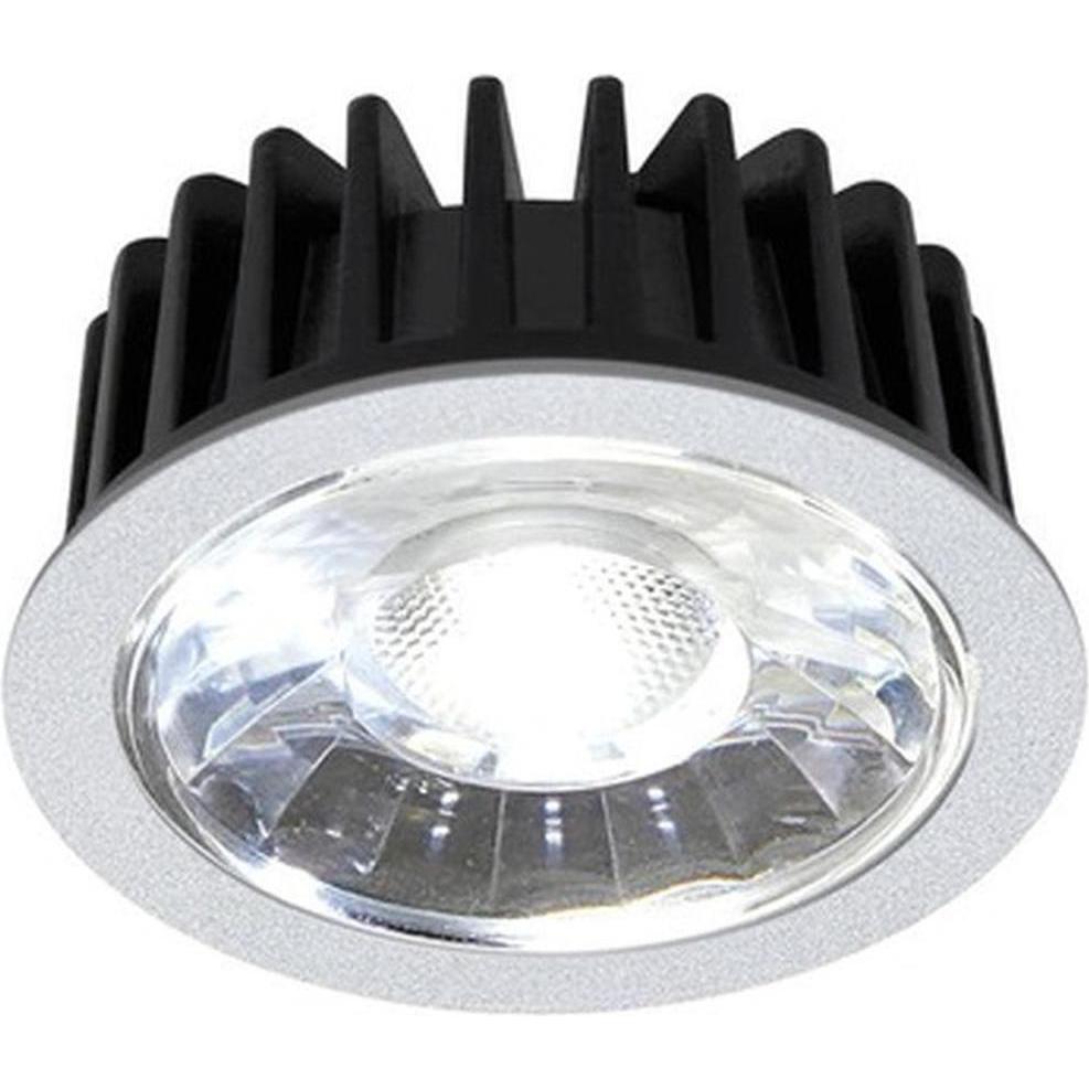 Brumberg, Wandleuchte + Deckenleuchte, LED Einsatz DISC MR16 mit Linsenoptik, Ø 5cm / L 3.1cm, IP20, 350mA, 6W 3000K 670...