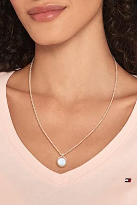 Produktbild Tommy Hilfiger Iconic Circle Halskette (Edelstahl, 45 - 50 cm)