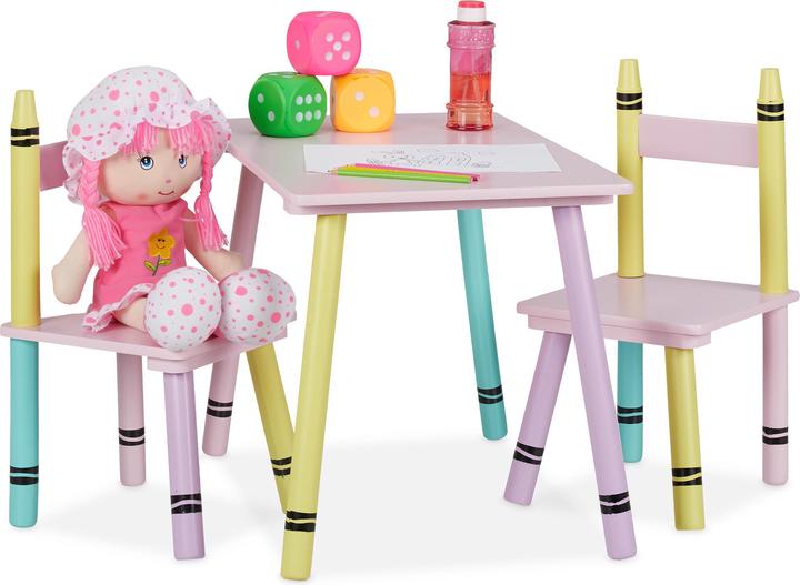 Actual product image Relaxdays Children's seating group (High chair)