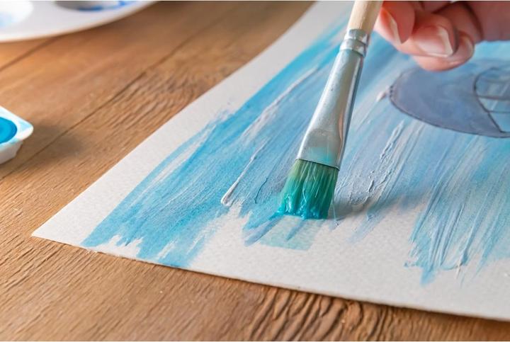 Image du produit Idena Bloc d'aquarelle (A4, Blanc, Couverture souple)