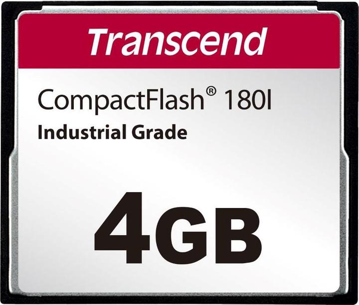 Productafbeelding Transcend 4GB CF-kaart SLC-modus WD-15 Wide Temp (P) (4 GB, CF)