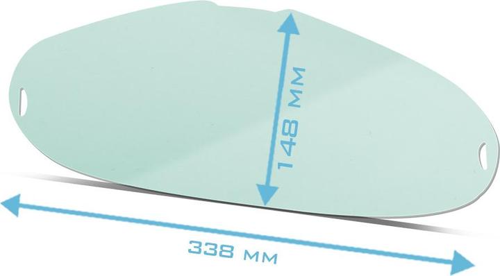 Produktbild Stahlwerk Vorsatzscheiben 2er Set Schweisshelm Ersatzscheiben ST 800 PV (Schutzbrille Etui)
