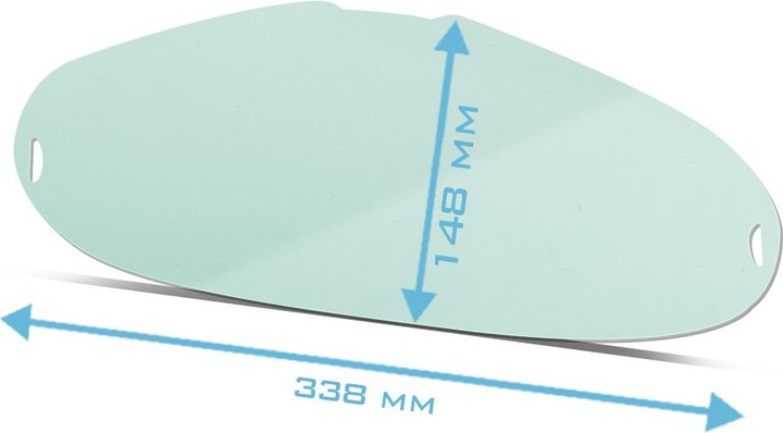 Produktbild Stahlwerk Vorsatzscheiben 2er Set Schweisshelm Ersatzscheiben ST 800 PV (Schutzbrille Etui)