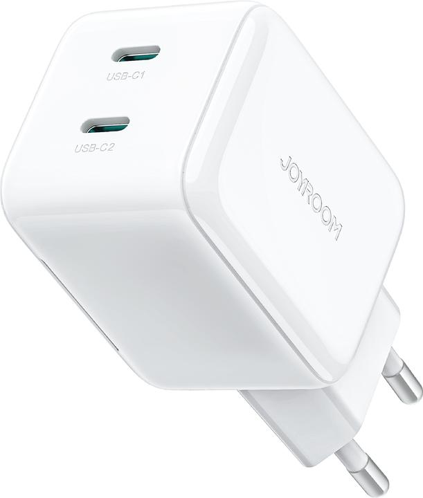 Image du produit Joyroom Cordon de charge Micro-USB, 3m, rond, couleur noir (45 W, 2 ports)