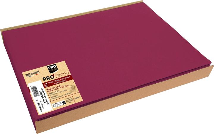 PROnappe Einweg-Tischset Spunbond, 400 x 300 mm, bordeaux (40 x 30 cm)