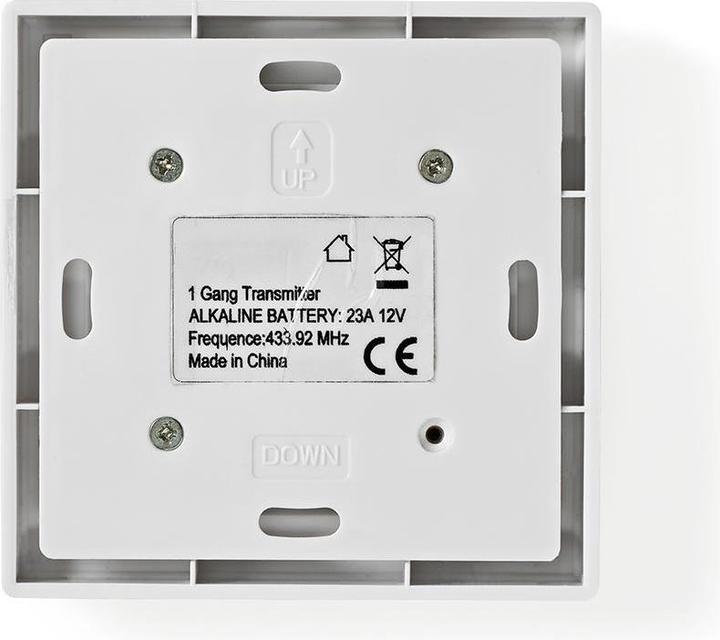 Image du produit Nedis Interrupteur mural RF simple Blanc