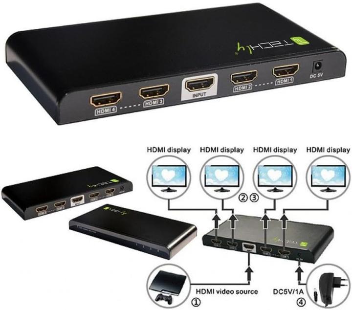 Produktbild Techly HDMI Splitter